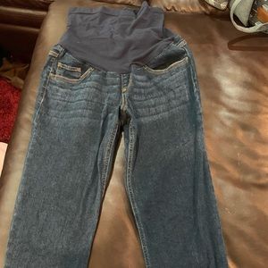 Motherhood maternity cropped jeans